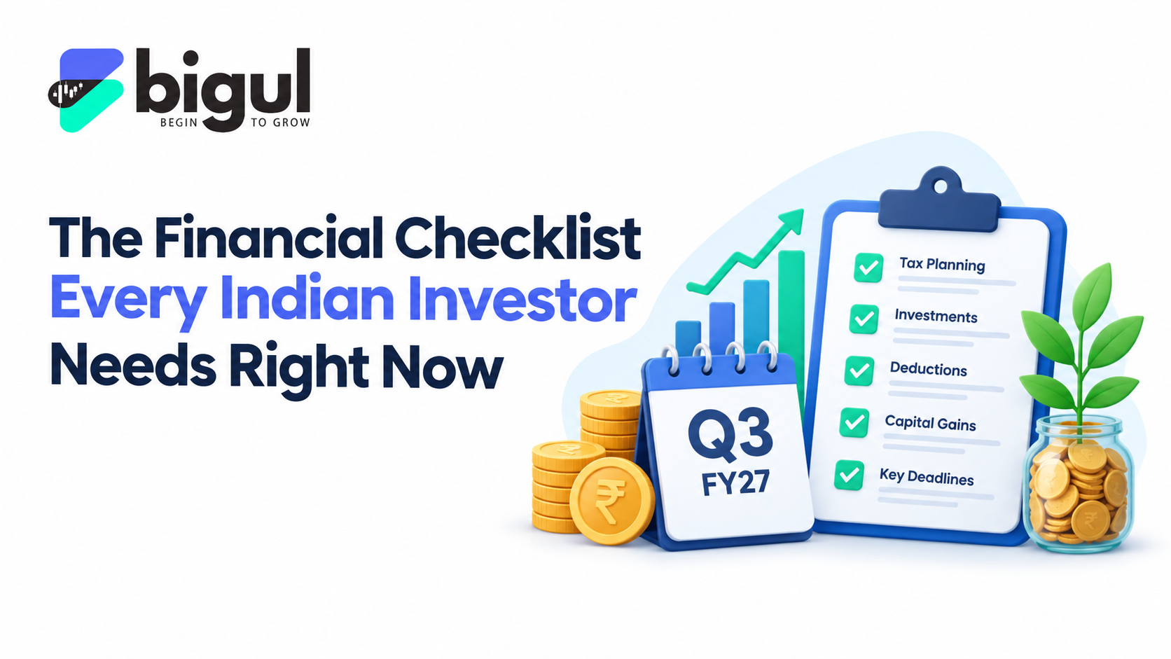 Q3 FY27 financial checklist covering tax planning, investments, SIPs, capital gains and asset allocation